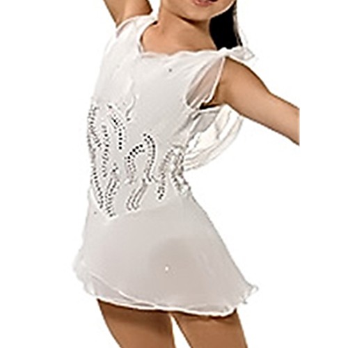 Figure Skating Dress Women's Girls' Ice Skating Dress White Spandex High Elasticity Training Competition Skating Wear Patchwork Crystal / Rhinestone Sleeveless Ice Skating Figure Skating / Kids
Figure Skating Dress Women's Girls' Ice Skating Dress White Spandex High Elasticity Training Competition Skating Wear Patchwork Crystal / Rhinestone Sleeveless Ice Skating Figure Skating / Kids