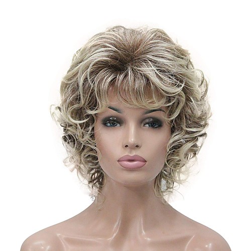 Synthetic Wig Curly Short Bob Wig Blonde Short Light golden Golden Brown Natural Black Synthetic Hair 6 inch Women's Synthetic Blonde Black
Synthetic Wig Curly Short Bob Wig Blonde Short Light golden Golden Brown Natural Black Synthetic Hair 6 inch Women's Synthetic Blonde Black