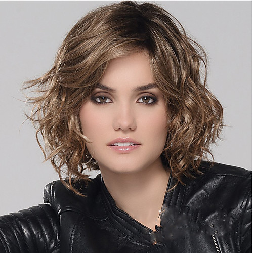 Synthetic Wig Loose Curl Asymmetrical Wig Short Brown Synthetic Hair 11 inch Women's Best Quality Brown
Synthetic Wig Loose Curl Asymmetrical Wig Short Brown Synthetic Hair 11 inch Women's Best Quality Brown