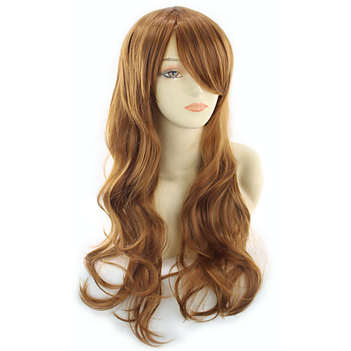 Synthetic Wig Curly Asymmetrical Wig Long Light Brown Synthetic Hair 27 inch Women's Best Quality Light Brown
Synthetic Wig Curly Asymmetrical Wig Long Light Brown Synthetic Hair 27 inch Women's Best Quality Light Brown