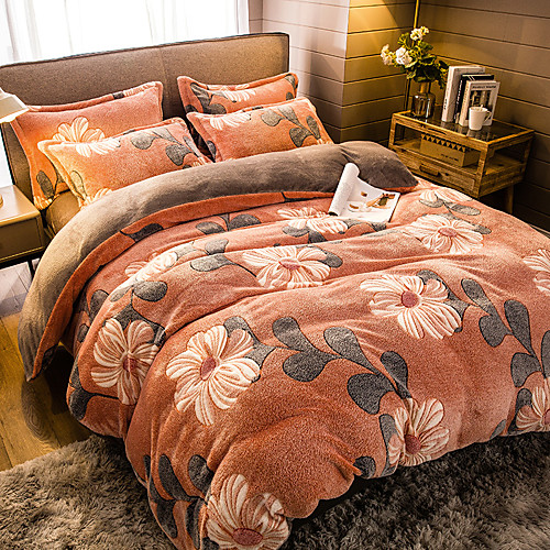 Duvet Cover Sets 4 Piece Flannel Cartoon Rainbow Printed Dainty / 600 / 4pcs (1 Duvet Cover, 1 Flat Sheet, 2 Shams)
Duvet Cover Sets 4 Piece Flannel Cartoon Rainbow Printed Dainty / 600 / 4pcs (1 Duvet Cover, 1 Flat Sheet, 2 Shams)