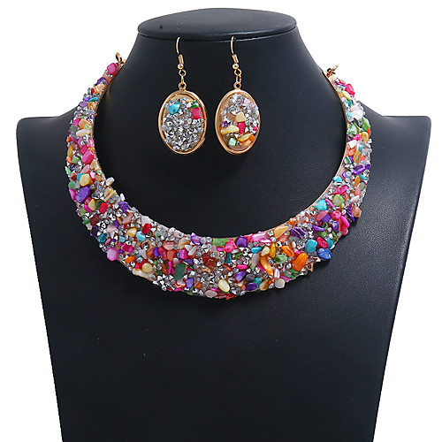 Women's Drop Earrings Necklace Classic Lucky Elegant Colorful Fashion Trendy Boho Earrings Jewelry Gold / Silver / Rainbow For Party Gift Daily Holiday Festival 3pcs
Women's Drop Earrings Necklace Classic Lucky Elegant Colorful Fashion Trendy Boho Earrings Jewelry Gold / Silver / Rainbow For Party Gift Daily Holiday Festival 3pcs