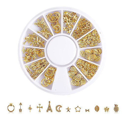 1 pcs Safety / New Design / Creative Metalic Nail Jewelry For Finger Nail Fashion Creative nail art Manicure Pedicure Party / Evening / Daily Trendy / Fashion
1 pcs Safety / New Design / Creative Metalic Nail Jewelry For Finger Nail Fashion Creative nail art Manicure Pedicure Party / Evening / Daily Trendy / Fashion