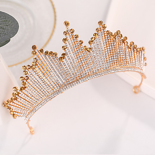 Alloy Tiaras / Hair Accessory with Rhinestone / Glitter 1 Piece Wedding Headpiece
Alloy Tiaras / Hair Accessory with Rhinestone / Glitter 1 Piece Wedding Headpiece