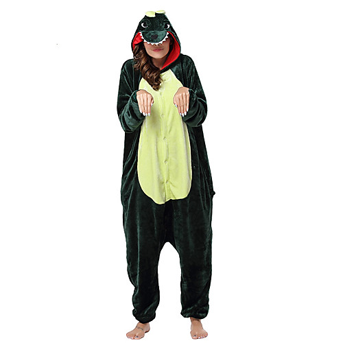 Adults Kigurumi Pajamas Dinosaur Animal Onesie Pajamas Coral fleece Green Cosplay For Men and Women Animal Sleepwear Cartoon Festival / Holiday Costumes
Adults Kigurumi Pajamas Dinosaur Animal Onesie Pajamas Coral fleece Green Cosplay For Men and Women Animal Sleepwear Cartoon Festival / Holiday Costumes