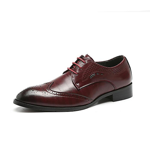 Men's Leather Shoes Leather Spring & Summer / Fall & Winter Business / Casual Oxfords Breathable Black / Yellow / Red
Men's Leather Shoes Leather Spring & Summer / Fall & Winter Business / Casual Oxfords Breathable Black / Yellow / Red