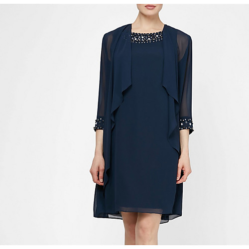 3/4 Length Sleeve Coats / Jackets Chiffon Wedding Women's Wrap With Beading
3/4 Length Sleeve Coats / Jackets Chiffon Wedding Women's Wrap With Beading