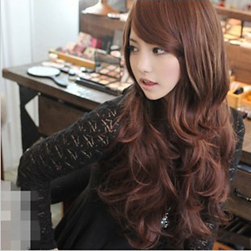 Synthetic Wig Body Wave Asymmetrical Wig Long Brown Synthetic Hair 27 inch Women's Best Quality Brown
Synthetic Wig Body Wave Asymmetrical Wig Long Brown Synthetic Hair 27 inch Women's Best Quality Brown