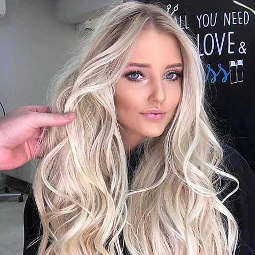 Synthetic Wig Body Wave Asymmetrical Wig Blonde Long Light Blonde Synthetic Hair 25 inch Women's Middle Part Blonde
Synthetic Wig Body Wave Asymmetrical Wig Blonde Long Light Blonde Synthetic Hair 25 inch Women's Middle Part Blonde