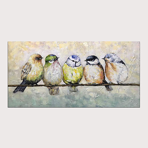 Oil Hand Painting Five Birds on The Branch Warm Color Painting for Home Decoration with Stretched Frame Ready to Hang
Oil Hand Painting Five Birds on The Branch Warm Color Painting for Home Decoration with Stretched Frame Ready to Hang