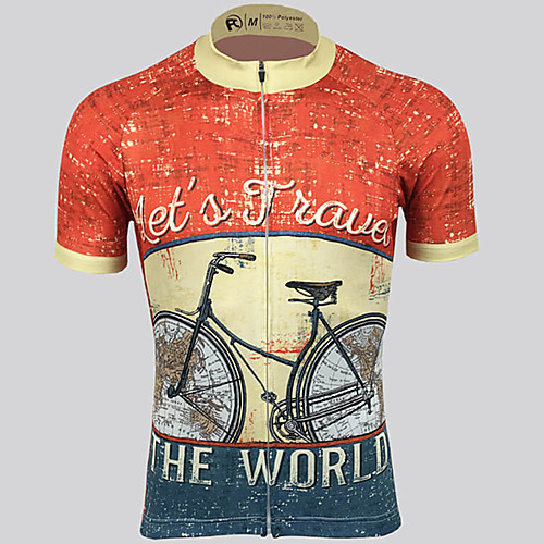 21Grams Men's Short Sleeve Cycling Jersey Red Funny Bike Jersey Top Mountain Bike MTB Road Bike Cycling UV Resistant Breathable Quick Dry Sports Clothing Apparel / Stretchy / Reflective Strips
21Grams Men's Short Sleeve Cycling Jersey Red Funny Bike Jersey Top Mountain Bike MTB Road Bike Cycling UV Resistant Breathable Quick Dry Sports Clothing Apparel / Stretchy / Reflective Strips