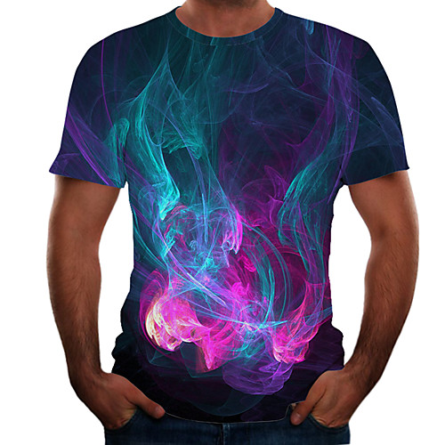 Men's Plus Size 3D Graphic T-shirt Basic Daily Weekend Round Neck Black / Purple / Yellow / Orange / Green / Blue / Rainbow / Short Sleeve
Men's Plus Size 3D Graphic T-shirt Basic Daily Weekend Round Neck Black / Purple / Yellow / Orange / Green / Blue / Rainbow / Short Sleeve