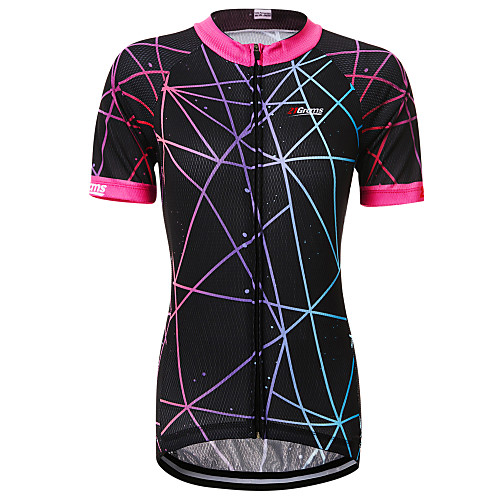 21Grams Women's Short Sleeve Cycling Jersey - Blue Pink Bike Jersey Top Breathable Quick Dry Moisture Wicking Sports Terylene Mountain Bike MTB Clothing Apparel / Micro-elastic / Back Pocket
21Grams Women's Short Sleeve Cycling Jersey - Blue Pink Bike Jersey Top Breathable Quick Dry Moisture Wicking Sports Terylene Mountain Bike MTB Clothing Apparel / Micro-elastic / Back Pocket