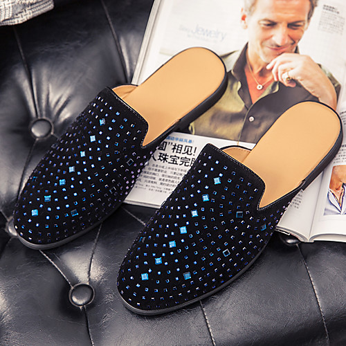 Men's PU Spring & Summer Casual Clogs & Mules Walking Shoes Breathable Black / Blue
Men's PU Spring & Summer Casual Clogs & Mules Walking Shoes Breathable Black / Blue