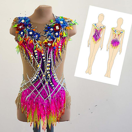 21Grams Rhythmic Gymnastics Leotards Artistic Gymnastics Leotards Women's Girls' Kids Leotard Spandex High Elasticity Breathable Handmade Sleeveless Training Dance Rhythmic Gymnastics Artistic
21Grams Rhythmic Gymnastics Leotards Artistic Gymnastics Leotards Women's Girls' Kids Leotard Spandex High Elasticity Breathable Handmade Sleeveless Training Dance Rhythmic Gymnastics Artistic