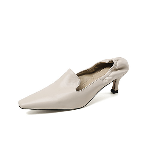 Women's Heels Kitten Heel Pointed Toe PU Minimalism Spring & Fall Black / Almond / Yellow / Party & Evening
Women's Heels Kitten Heel Pointed Toe PU Minimalism Spring & Fall Black / Almond / Yellow / Party & Evening
