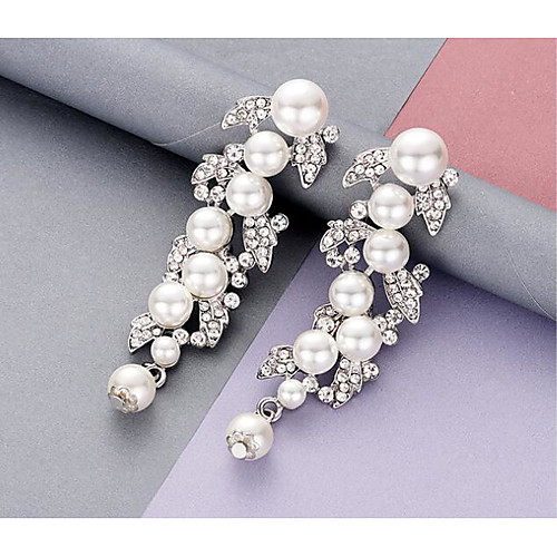 Women's Pearl Hoop Earrings Classic Love Classic Vintage Pearl Earrings Jewelry White For Wedding Party 1 Pair
Women's Pearl Hoop Earrings Classic Love Classic Vintage Pearl Earrings Jewelry White For Wedding Party 1 Pair