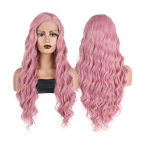 Synthetic Lace Front Wig Body Wave Side Part Lace Front Wig Pink Long Pink Synthetic Hair 18-26 inch Women's Heat Resistant Synthetic Easy dressing Pink / Natural Hairline / Natural Hairline
Synthetic Lace Front Wig Body Wave Side Part Lace Front Wig Pink Long Pink Synthetic Hair 18-26 inch Women's Heat Resistant Synthetic Easy dressing Pink / Natural Hairline / Natural Hairline