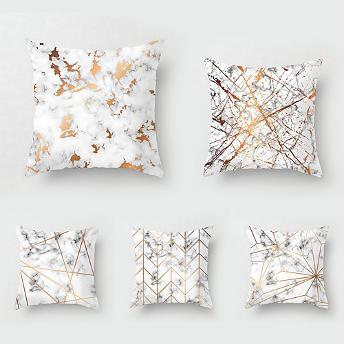 Set of 5 Throw Pillow Simple Classic 4545 cm Nordic marbled Car Waist Pillow Sofa pillow case
Set of 5 Throw Pillow Simple Classic 4545 cm Nordic marbled Car Waist Pillow Sofa pillow case