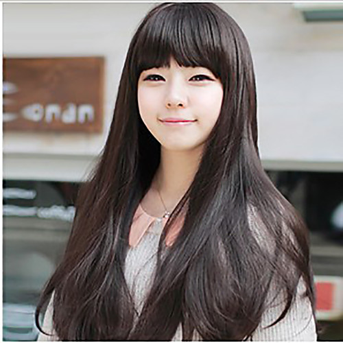 Synthetic Wig Straight kinky Straight Asymmetrical Wig Long Natural Black Synthetic Hair 27 inch Women's Best Quality Brown
Synthetic Wig Straight kinky Straight Asymmetrical Wig Long Natural Black Synthetic Hair 27 inch Women's Best Quality Brown