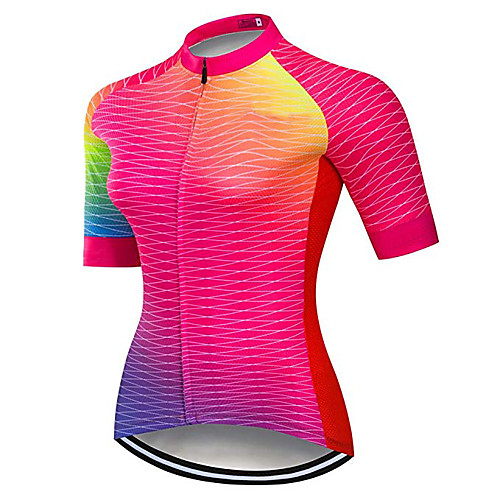 21Grams Women's Short Sleeve Cycling Jersey Spandex Pink Argyle Bike Jersey Top Mountain Bike MTB Road Bike Cycling UV Resistant Quick Dry Breathable Sports Clothing Apparel / Stretchy
21Grams Women's Short Sleeve Cycling Jersey Spandex Pink Argyle Bike Jersey Top Mountain Bike MTB Road Bike Cycling UV Resistant Quick Dry Breathable Sports Clothing Apparel / Stretchy