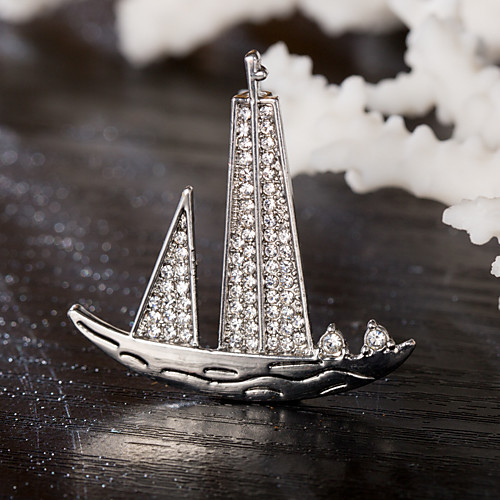 Women's Cubic Zirconia Brooches Classic Ship Elegant Sweet Brooch Jewelry Silver For Wedding Party
Women's Cubic Zirconia Brooches Classic Ship Elegant Sweet Brooch Jewelry Silver For Wedding Party