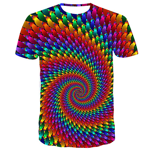 Men's T shirt Geometric Plus Size Print Short Sleeve Daily Tops Basic Streetwear Red
Men's T shirt Geometric Plus Size Print Short Sleeve Daily Tops Basic Streetwear Red