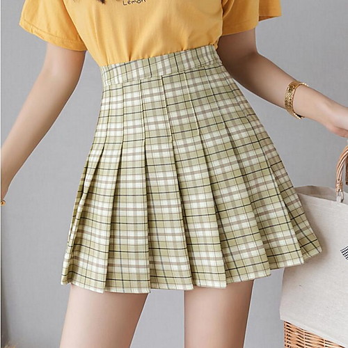 Women's Daily Wear A Line Skirts - Plaid Blushing Pink Green Light Green XS S M / Slim
Women's Daily Wear A Line Skirts - Plaid Blushing Pink Green Light Green XS S M / Slim