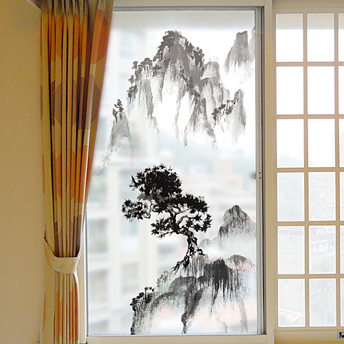 Mountain Landscape Pattern Matte Window Film Cling Vinyl Thermal-Insulation Privacy Protection Home Decor For Window Cabinet Door Sticker / Window Sticker 60116cm
Mountain Landscape Pattern Matte Window Film Cling Vinyl Thermal-Insulation Privacy Protection Home Decor For Window Cabinet Door Sticker / Window Sticker 60116cm
