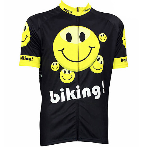 21Grams Men's Short Sleeve Cycling Jersey Spandex Polyester Black / Yellow Funny Bike Jersey Top Mountain Bike MTB Road Bike Cycling UV Resistant Breathable Quick Dry Sports Clothing Apparel
21Grams Men's Short Sleeve Cycling Jersey Spandex Polyester Black / Yellow Funny Bike Jersey Top Mountain Bike MTB Road Bike Cycling UV Resistant Breathable Quick Dry Sports Clothing Apparel