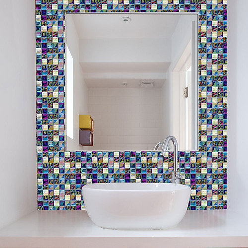 Mosaic Wall Tile Peel And Stick Self Adhesive Backsplash DIY Kitchen Bathroom Home Wall Sticker PVC 3D
Mosaic Wall Tile Peel And Stick Self Adhesive Backsplash DIY Kitchen Bathroom Home Wall Sticker PVC 3D