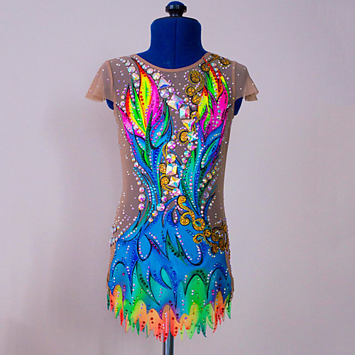 21Grams Rhythmic Gymnastics Leotards Artistic Gymnastics Leotards Women's Girls' Leotard Blue Spandex High Elasticity Breathable Handmade Jeweled Diamond Look Sleeveless Training Dance Rhythmic
21Grams Rhythmic Gymnastics Leotards Artistic Gymnastics Leotards Women's Girls' Leotard Blue Spandex High Elasticity Breathable Handmade Jeweled Diamond Look Sleeveless Training Dance Rhythmic