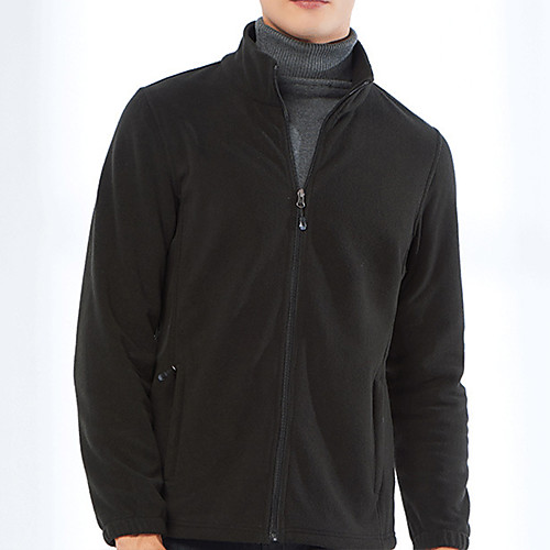 Men's Hiking Fleece Jacket Winter Outdoor Solid Color Windproof Fleece Lining Warm Comfortable Jacket Winter Fleece Jacket Top Fleece Single Slider Climbing Camping / Hiking / Caving Winter Sports
Men's Hiking Fleece Jacket Winter Outdoor Solid Color Windproof Fleece Lining Warm Comfortable Jacket Winter Fleece Jacket Top Fleece Single Slider Climbing Camping / Hiking / Caving Winter Sports
