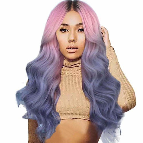 Synthetic Wig Water Wave Middle Part Wig Ombre Long Rainbow Synthetic Hair 26 inch Women's Women Ombre
Synthetic Wig Water Wave Middle Part Wig Ombre Long Rainbow Synthetic Hair 26 inch Women's Women Ombre