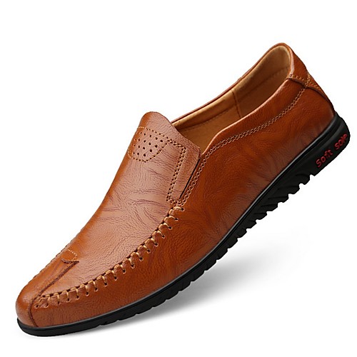 Men's Comfort Shoes Summer / Fall Daily Loafers & Slip-Ons Cowhide Light Brown / Dark Brown / Black
Men's Comfort Shoes Summer / Fall Daily Loafers & Slip-Ons Cowhide Light Brown / Dark Brown / Black