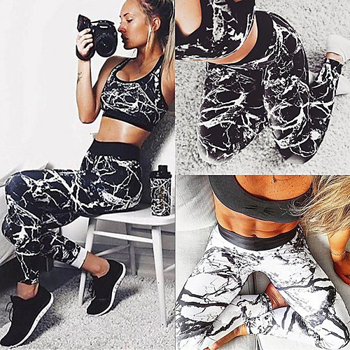Women's High Waist Yoga Pants 3D Print Black White Running Fitness Gym Workout Tights Leggings Sport Activewear Breathable Moisture Wicking Butt Lift Tummy Control High Elasticity Skinny
Women's High Waist Yoga Pants 3D Print Black White Running Fitness Gym Workout Tights Leggings Sport Activewear Breathable Moisture Wicking Butt Lift Tummy Control High Elasticity Skinny