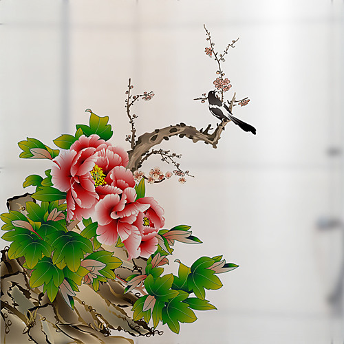 Peonies Window Film & Stickers Decoration Matte / Scenery Floral / Flower / Floral PVC(PolyVinyl Chloride) Window Sticker / Matte / Door Sticker
Peonies Window Film & Stickers Decoration Matte / Scenery Floral / Flower / Floral PVC(PolyVinyl Chloride) Window Sticker / Matte / Door Sticker