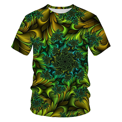 Men's Graphic 3D Print Slim T-shirt Basic Holiday Round Neck Rainbow / Short Sleeve
Men's Graphic 3D Print Slim T-shirt Basic Holiday Round Neck Rainbow / Short Sleeve