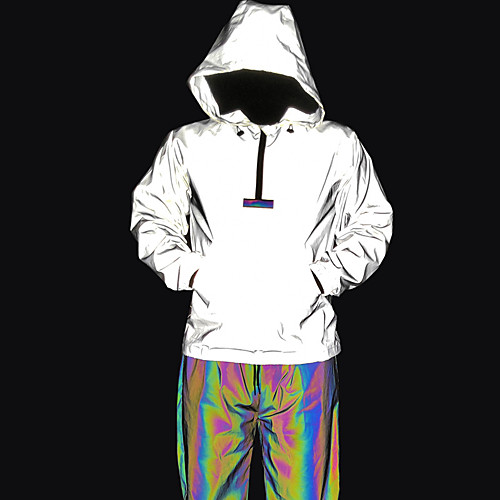 Men's Long Sleeve Reflective Jacket Hoodie Jacket Windbreaker Quarter Zip Outerwear Hoodie Athleisure Wear Winter High Visibility Reflective Breathable Running Walking Jogging Sportswear Solid Colored
Men's Long Sleeve Reflective Jacket Hoodie Jacket Windbreaker Quarter Zip Outerwear Hoodie Athleisure Wear Winter High Visibility Reflective Breathable Running Walking Jogging Sportswear Solid Colored