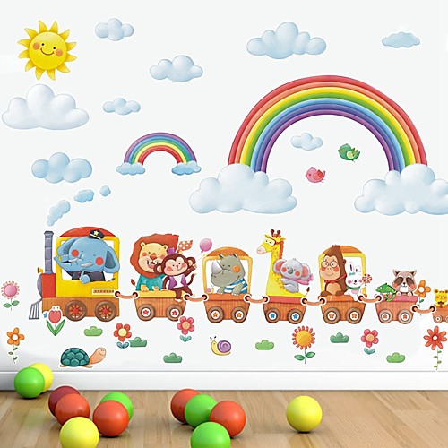 Rainbow Decorative Wall Stickers - Plane Wall Stickers Nursery / Kids Room 9732cm
Rainbow Decorative Wall Stickers - Plane Wall Stickers Nursery / Kids Room 9732cm
