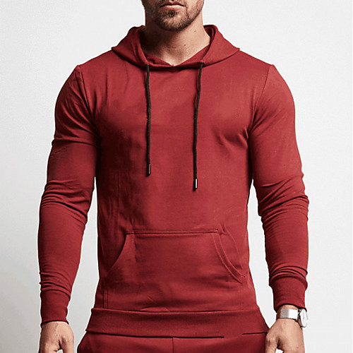 Men's Long Sleeve Hoodie Sweatshirt Running Shirt Hoodie Top Winter Breathable Quick Dry Soft Fitness Running Jogging Sportswear Solid Colored Black Red Grey Navy Blue Activewear Micro-elastic
Men's Long Sleeve Hoodie Sweatshirt Running Shirt Hoodie Top Winter Breathable Quick Dry Soft Fitness Running Jogging Sportswear Solid Colored Black Red Grey Navy Blue Activewear Micro-elastic