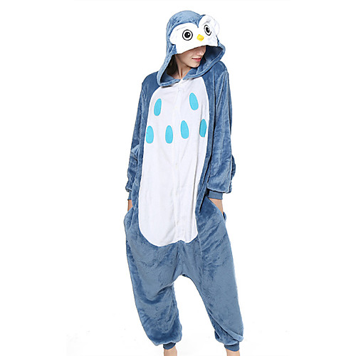 Adults' Kigurumi Pajamas Owl Animal Onesie Pajamas Flannel Toison Blue Cosplay For Men and Women Animal Sleepwear Cartoon Festival / Holiday Costumes
Adults' Kigurumi Pajamas Owl Animal Onesie Pajamas Flannel Toison Blue Cosplay For Men and Women Animal Sleepwear Cartoon Festival / Holiday Costumes