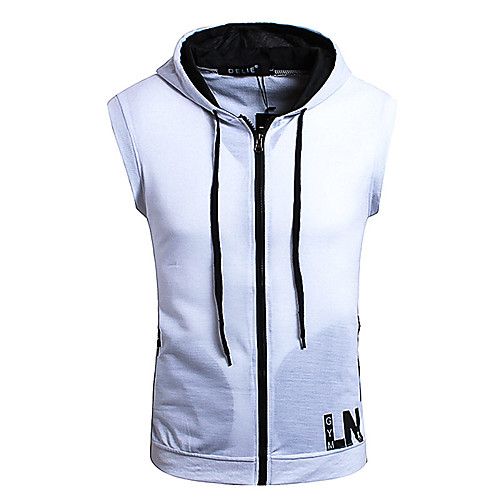 Men's Geometric Slim Hoodies & Sweatshirts Basic Daily Hooded White / Black / Light gray / Dark Gray / Sleeveless
Men's Geometric Slim Hoodies & Sweatshirts Basic Daily Hooded White / Black / Light gray / Dark Gray / Sleeveless