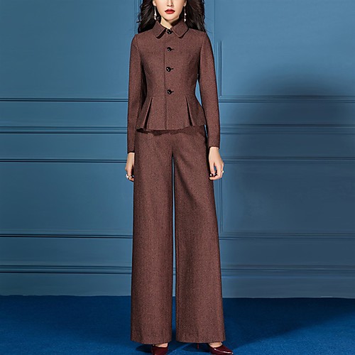 The Great Gatsby Retro Vintage 1950s Elegant Coat Pants Outfits Women's Costume Coffee Vintage Cosplay Work Office & Career Long Sleeve
The Great Gatsby Retro Vintage 1950s Elegant Coat Pants Outfits Women's Costume Coffee Vintage Cosplay Work Office & Career Long Sleeve