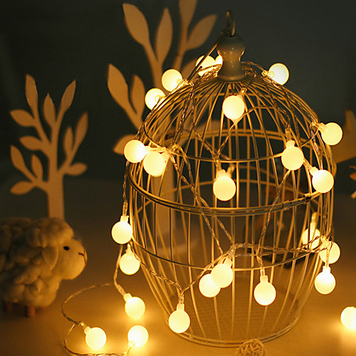 1.5m String Lights 10 LEDs 1pc Warm White Valentine's Day / Christmas Party / Decorative / Holiday AA Batteries Powered
1.5m String Lights 10 LEDs 1pc Warm White Valentine's Day / Christmas Party / Decorative / Holiday AA Batteries Powered