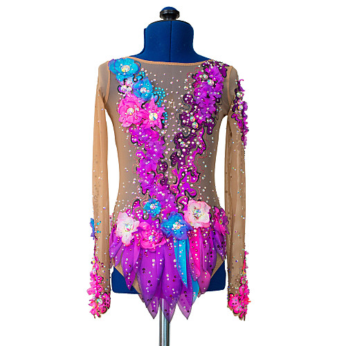 21Grams Rhythmic Gymnastics Leotards Artistic Gymnastics Leotards Women's Girls' Leotard Purple Spandex High Elasticity Breathable Handmade Jeweled Diamond Look Long Sleeve Training Dance Rhythmic
21Grams Rhythmic Gymnastics Leotards Artistic Gymnastics Leotards Women's Girls' Leotard Purple Spandex High Elasticity Breathable Handmade Jeweled Diamond Look Long Sleeve Training Dance Rhythmic