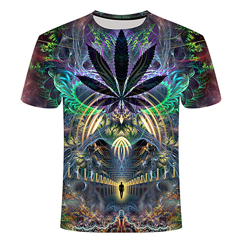 Men's T shirt Geometric Plus Size Print Short Sleeve Daily Tops Basic Streetwear Blue
Men's T shirt Geometric Plus Size Print Short Sleeve Daily Tops Basic Streetwear Blue