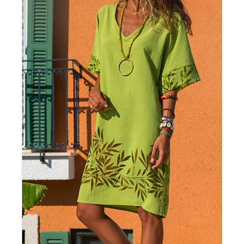 Women's Shift Dress - Short Sleeve Solid Colored V Neck Elegant Slim Blue Red Yellow Green S M L XL XXL XXXL
Women's Shift Dress - Short Sleeve Solid Colored V Neck Elegant Slim Blue Red Yellow Green S M L XL XXL XXXL