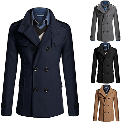 men's winter trench coat double breasted pea coat notched collar overcoat business down jacket (black,medium)
men's winter trench coat double breasted pea coat notched collar overcoat business down jacket (black,medium)
