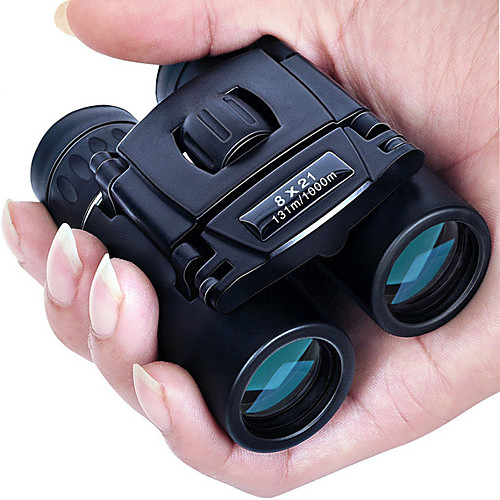

8 X 21 mm Binoculars Porro Waterproof Portable Night Vision in Low Light Fully Multi-coated BAK4 Camping / Hiking Hunting and Fishing Traveling Night Vision / Bird watching